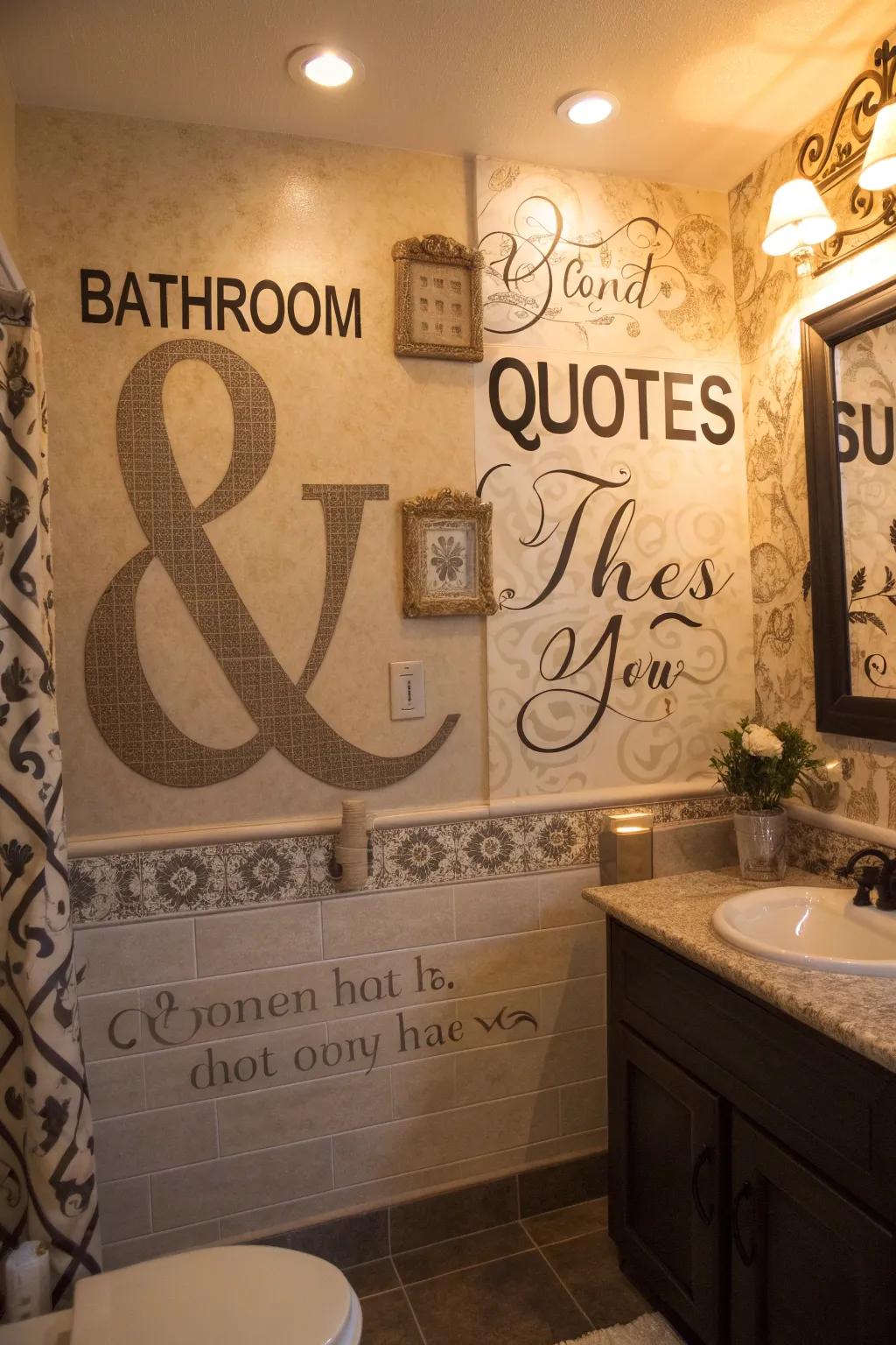 Typography introduces an inviting, personalized element.