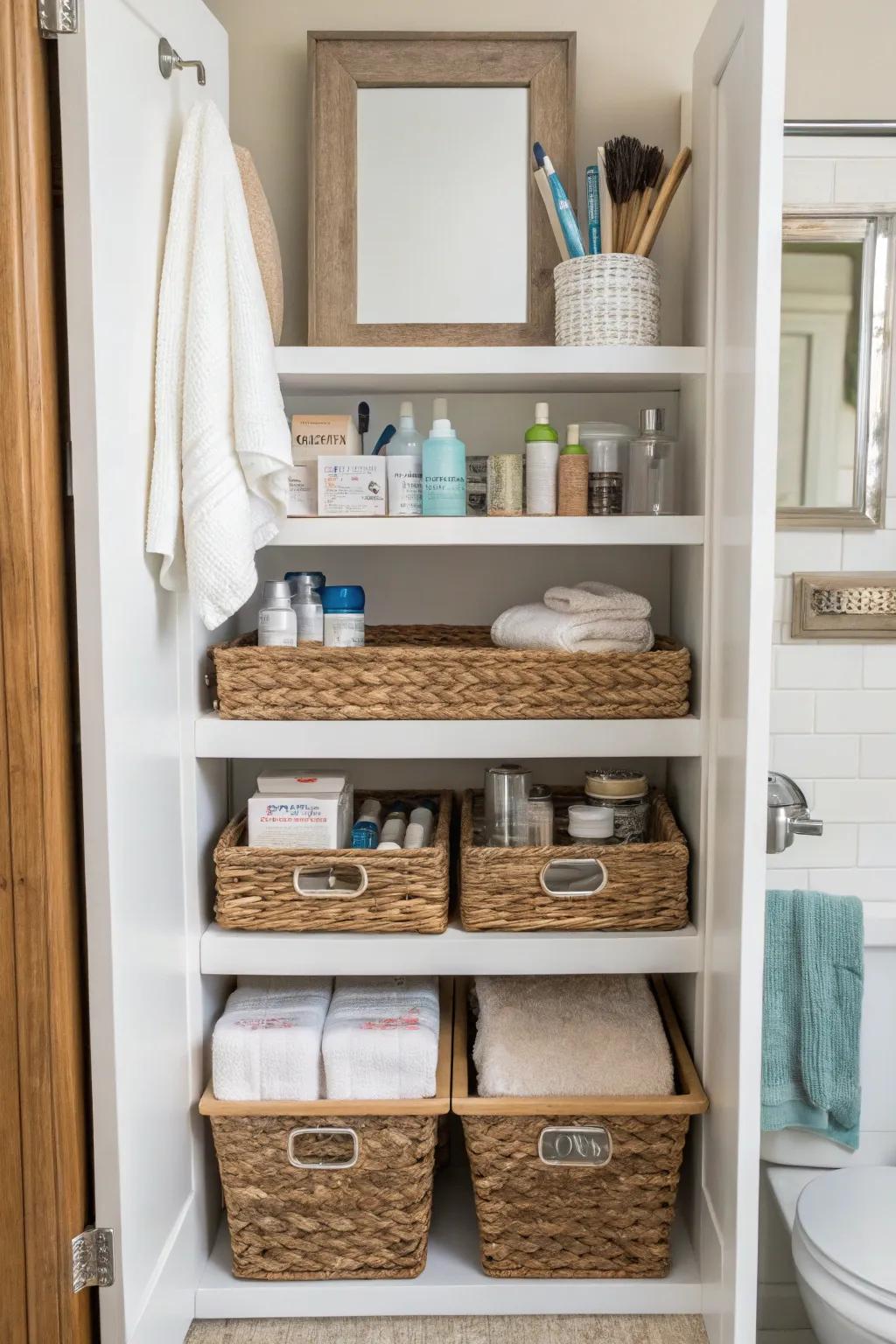 Organized storage transforms chaos into serenity.