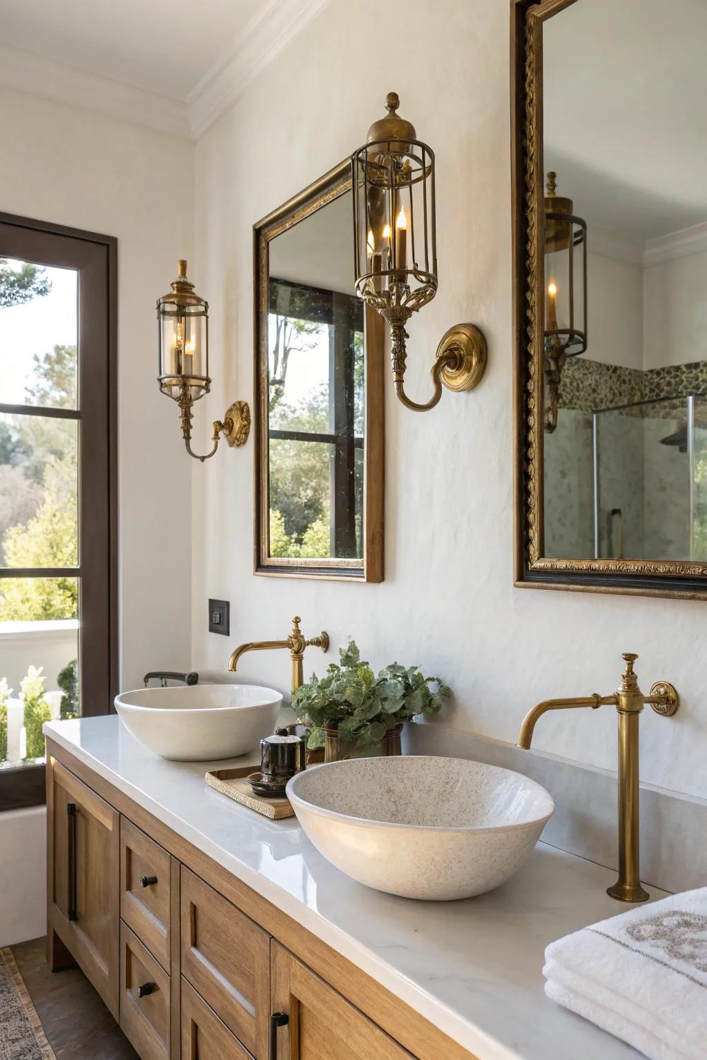 Mixing classic and modern styles brings timeless charm.