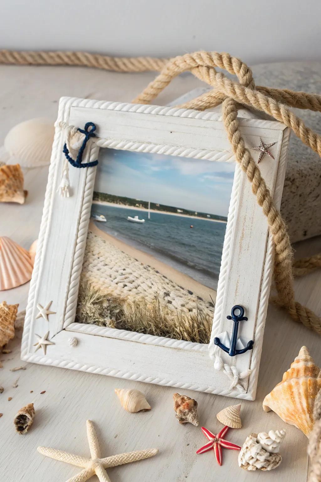Showcase your beach moments with maritime image holders.