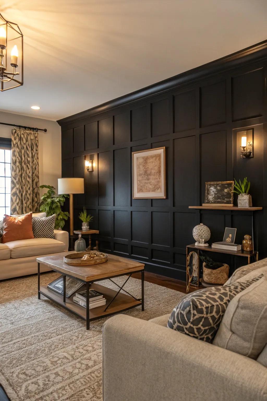 Highlight walls deepen focus and character.
