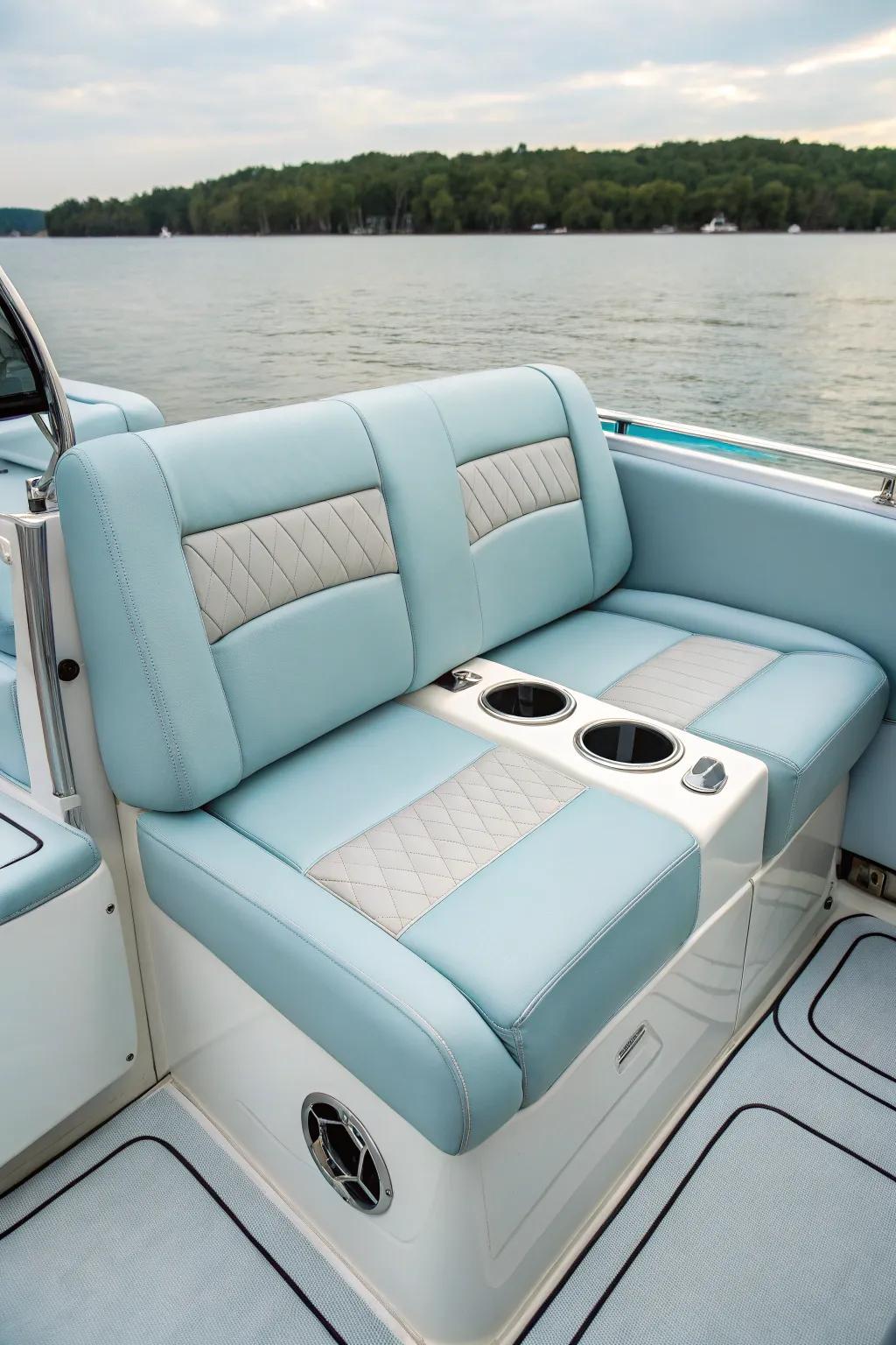 Comfort and practicality merge with dense cushioned seating and intelligent attributes.