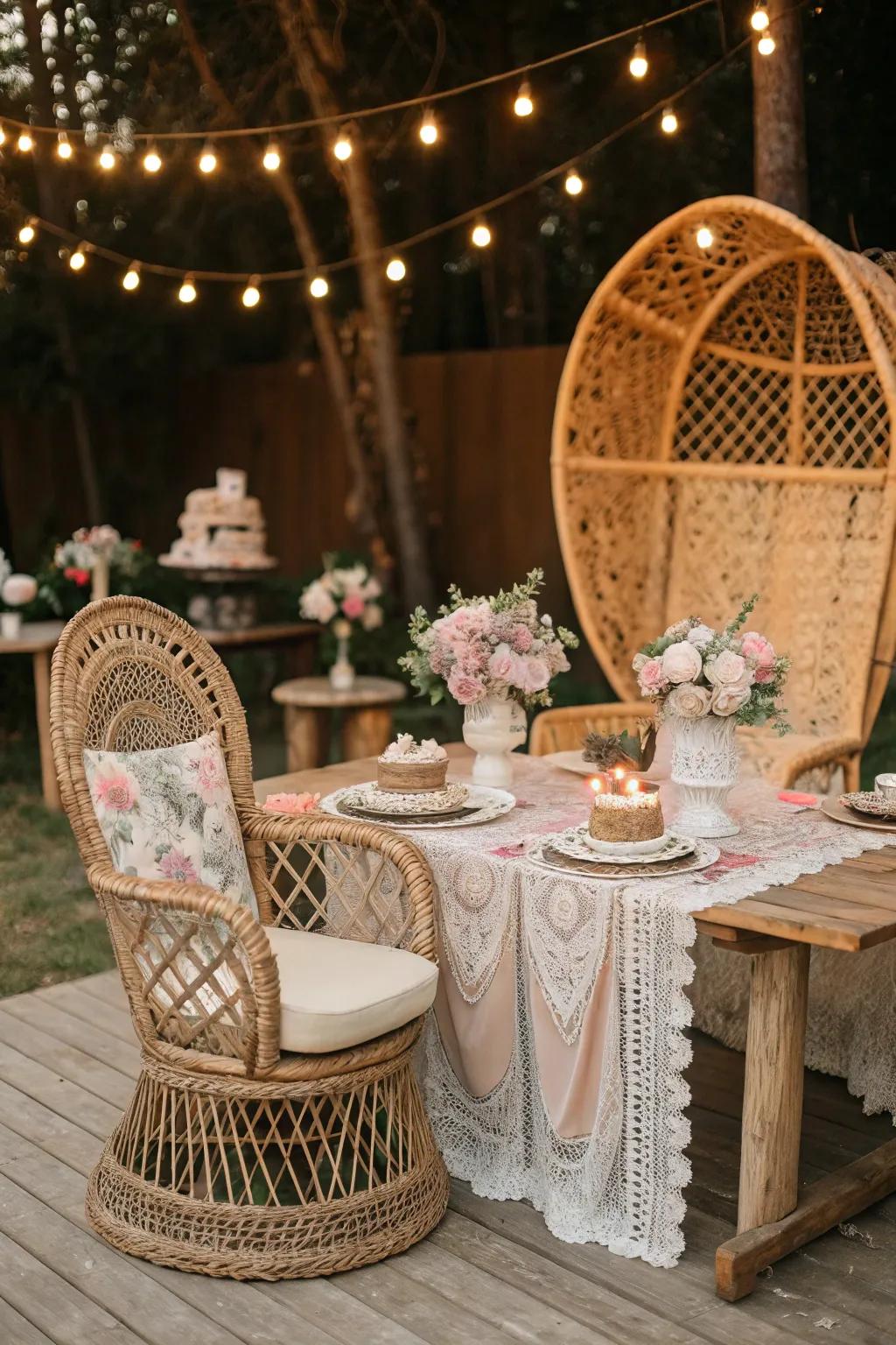 Vintage furniture enriches with charm and personality.