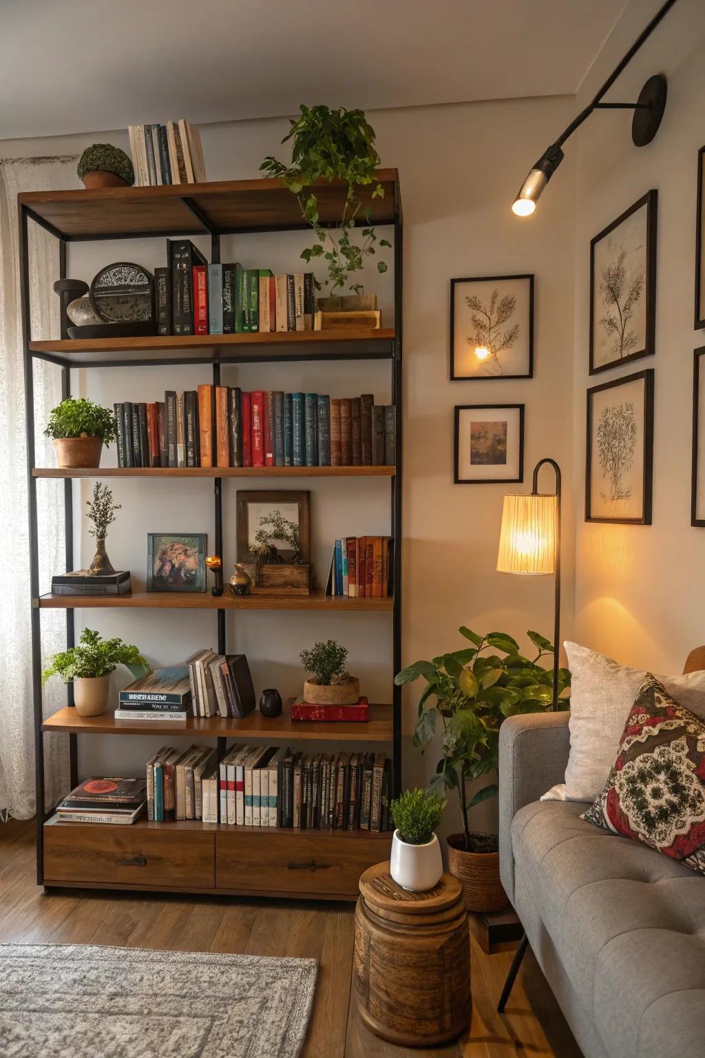 Enhance your book display with ornamental details.