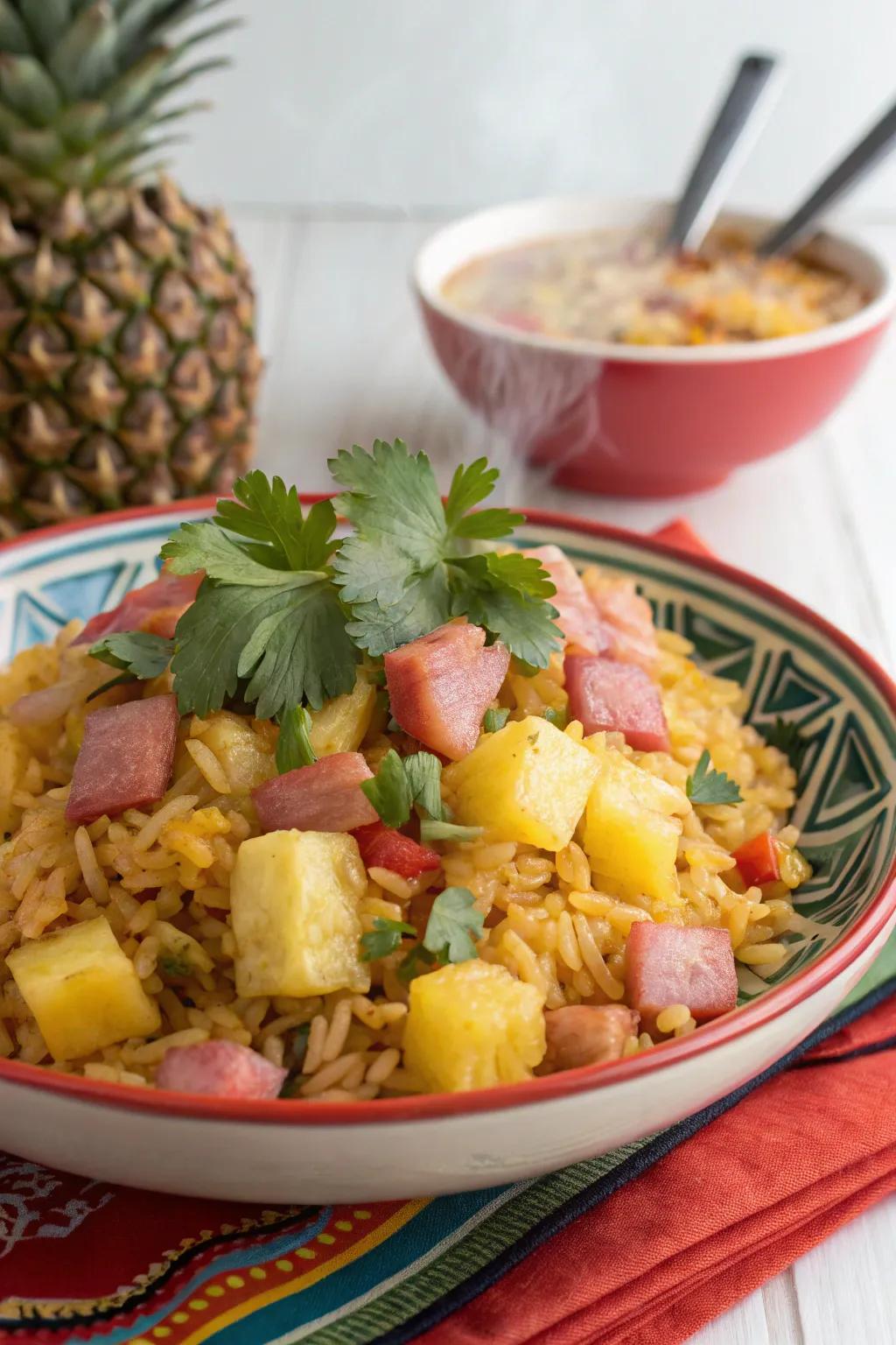 Savor a hint of the tropics with Pacific Island morning grain.