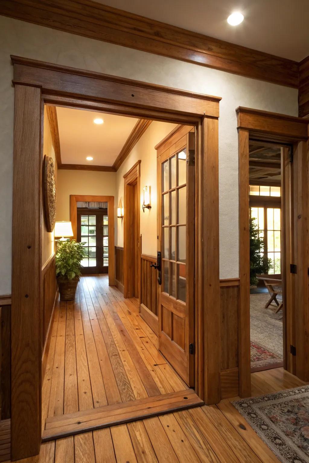 All-natural timber sheens bring warmth and character to interiors.