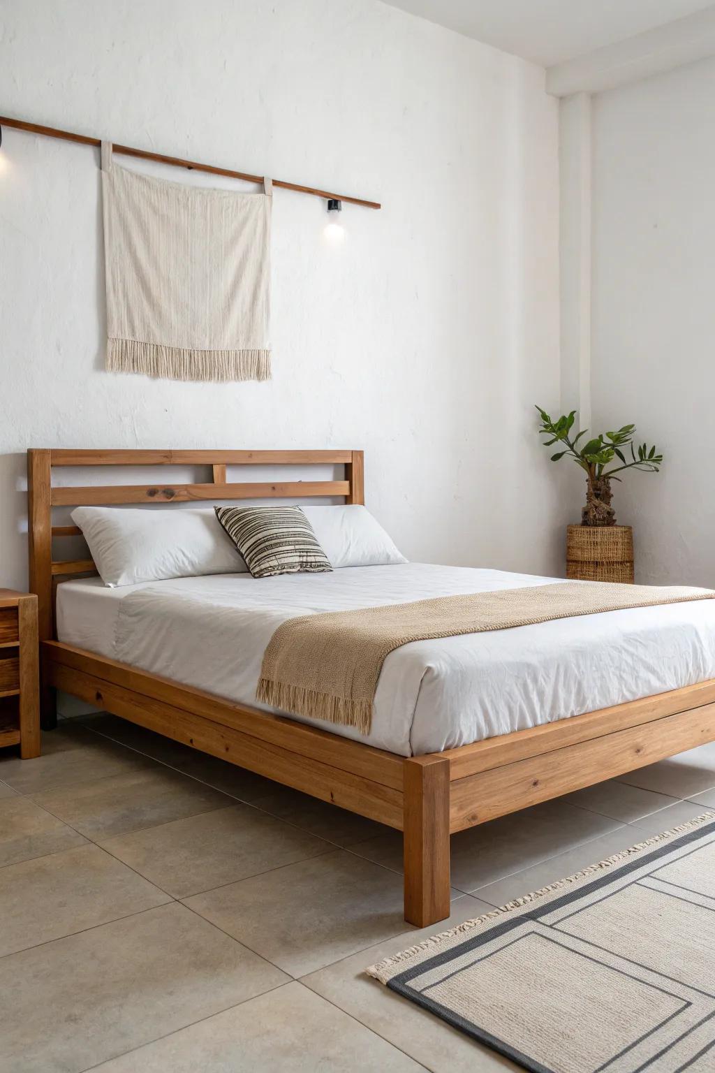Simple furniture improves the casual vibe.
