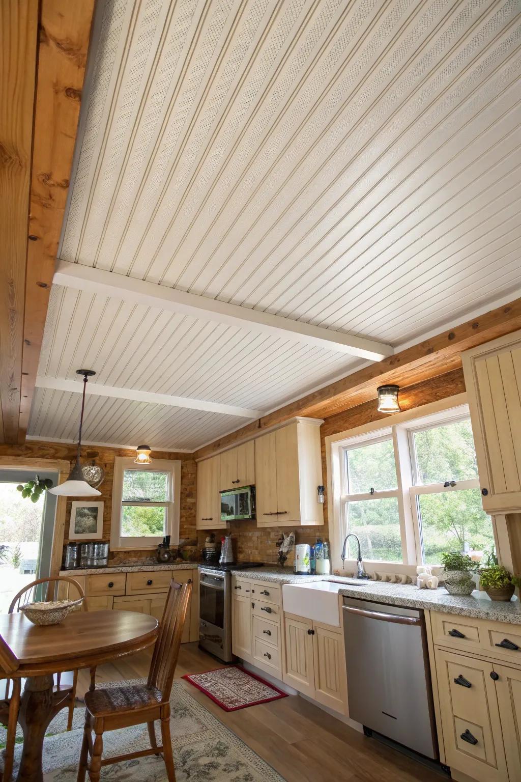 Grooved panels provide a timeless charm to any room.