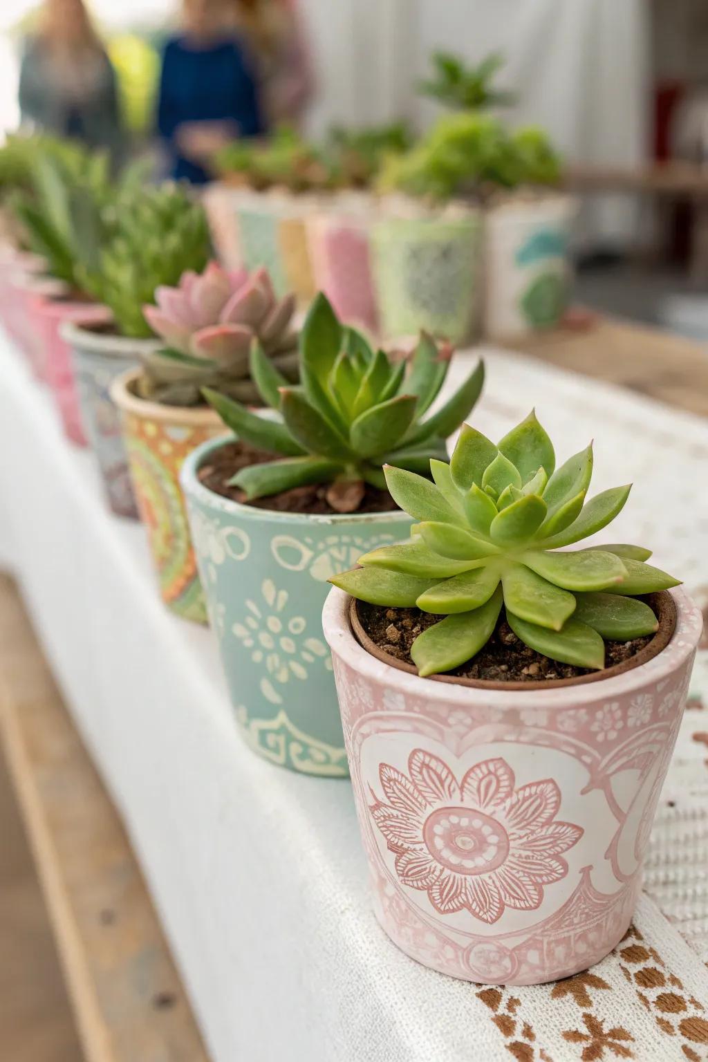 Small greenery brings life and charm to your wedding favors.