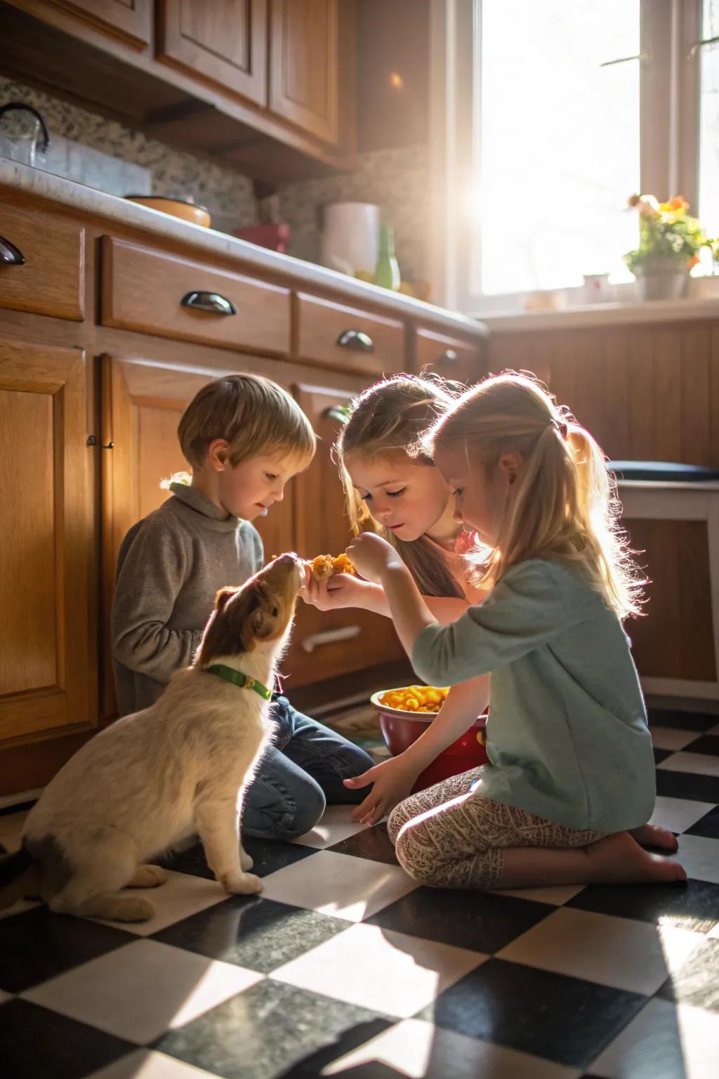 Educate on responsibility with pet care duties.