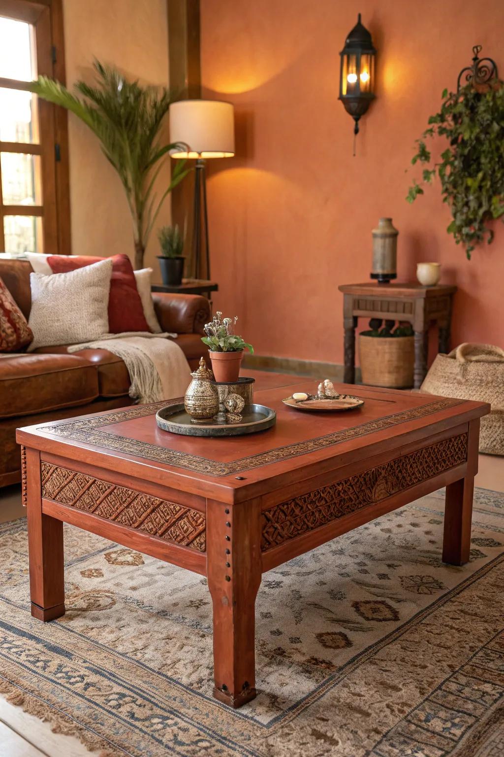 Natural shades create an atmosphere of warmth and invitation.