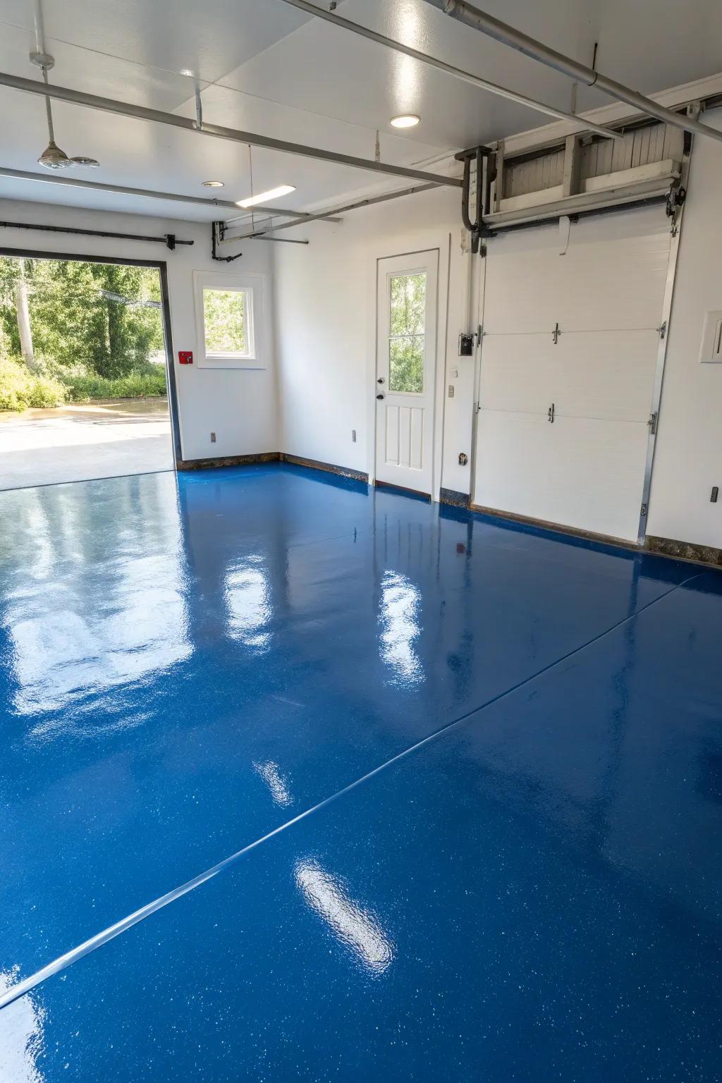 Epoxy floors impart a seamless and contemporary nuance to any garage.