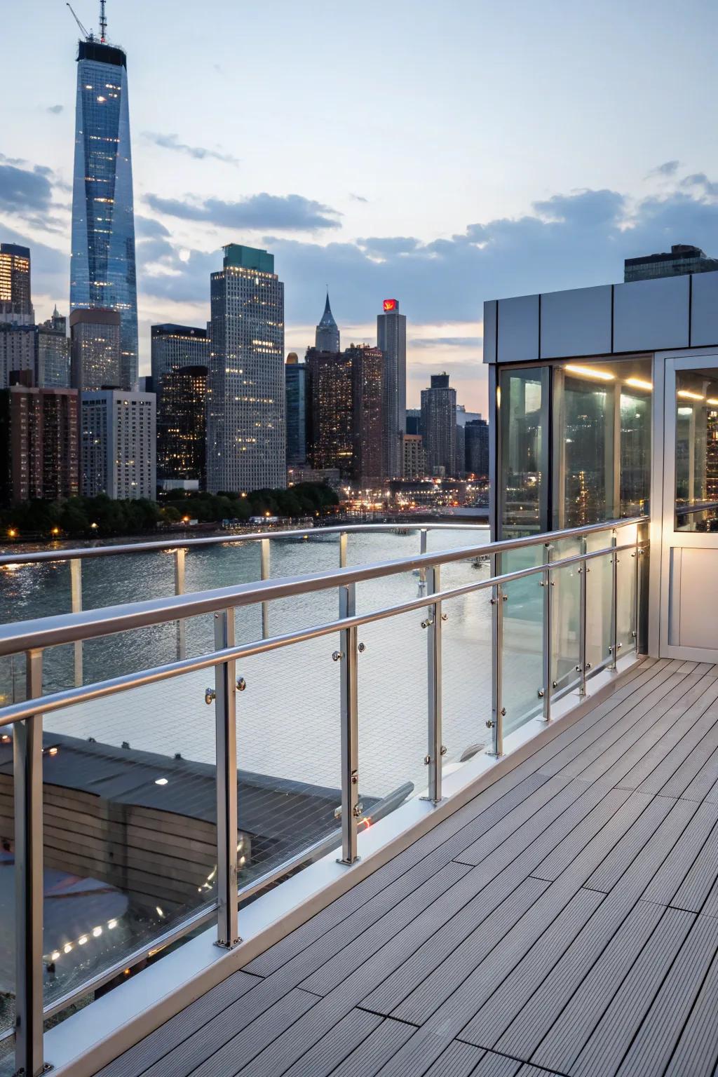 Metal fascia brings a contemporary twist to open-air spaces.