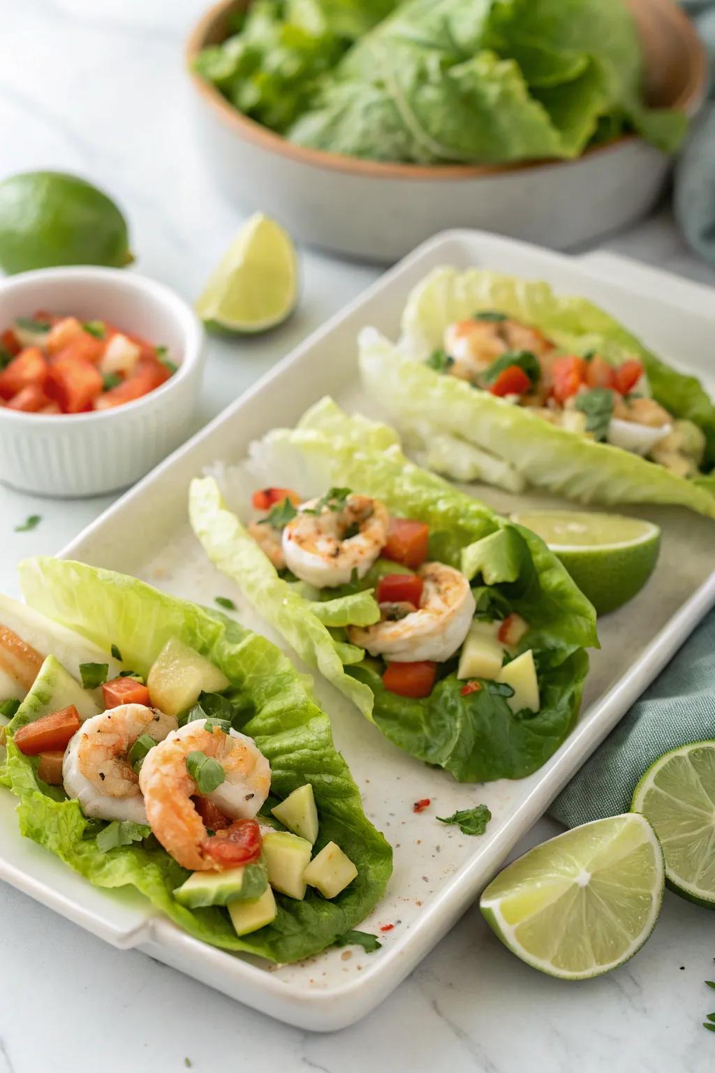 These prawn and avocado wraps are light and refreshing, perfect for summer.