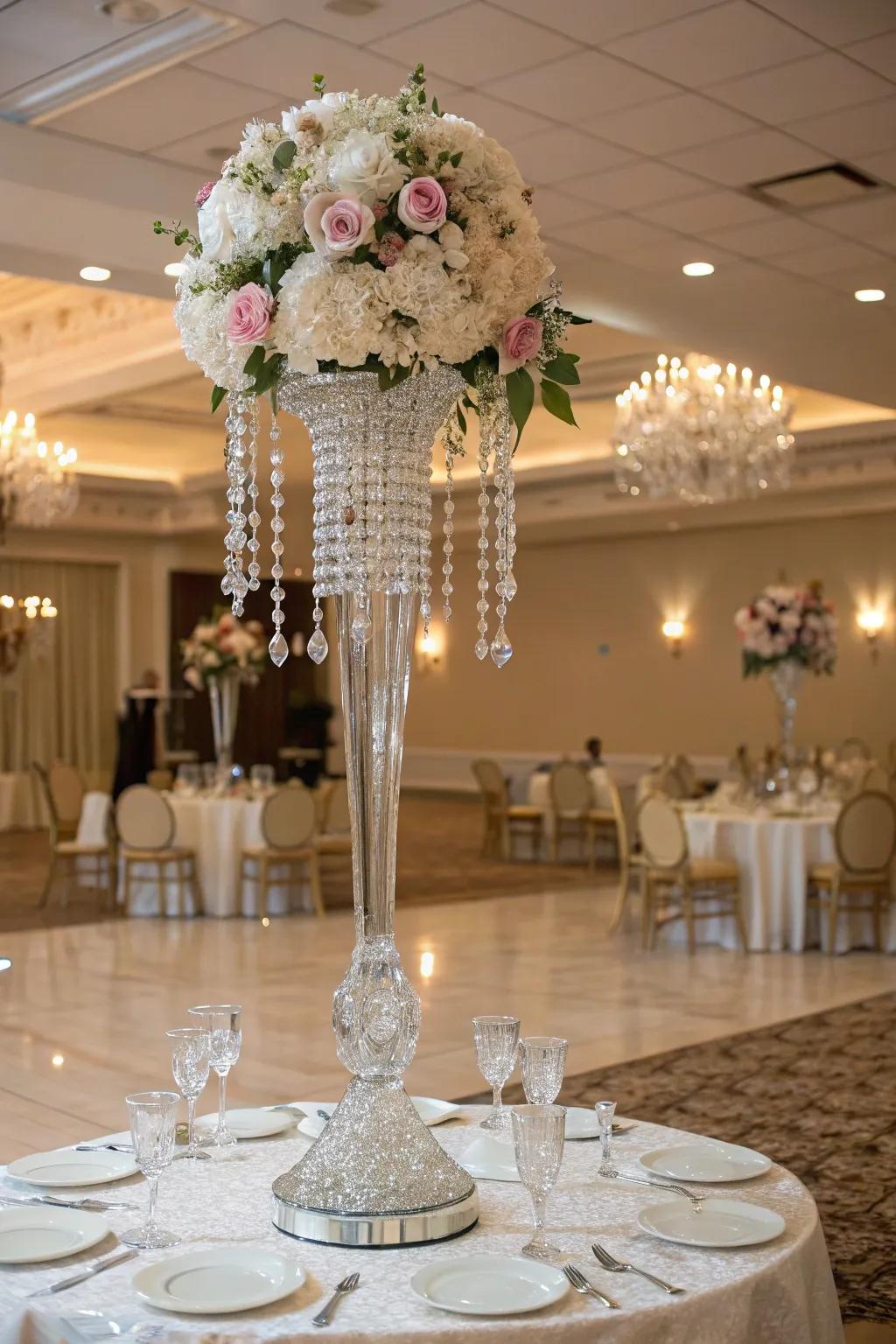 Stone details contribute a hint of sparkle and sophistication