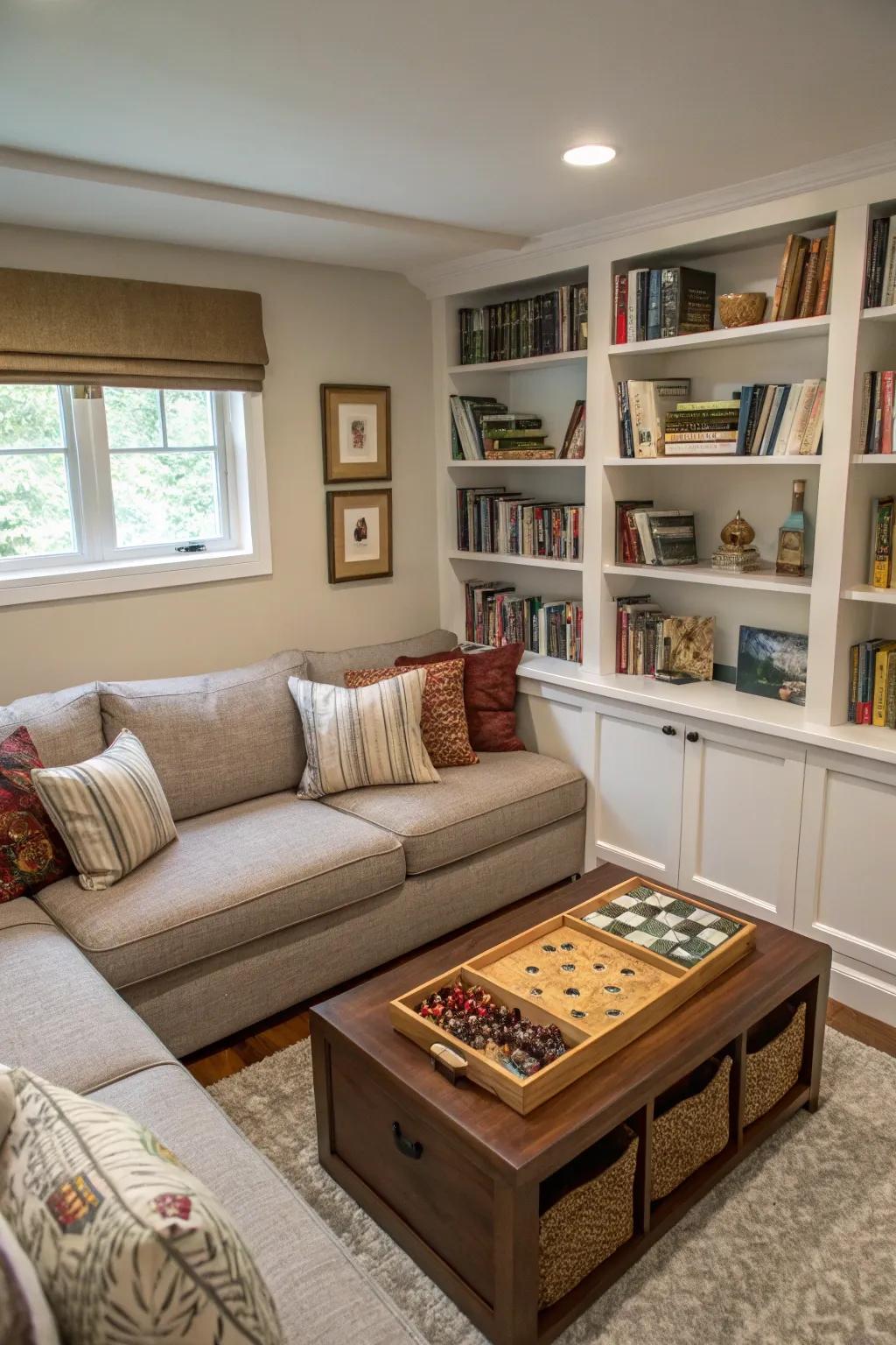 Relax inside a snug spot perfect for reading and games with associates alongside relatives.