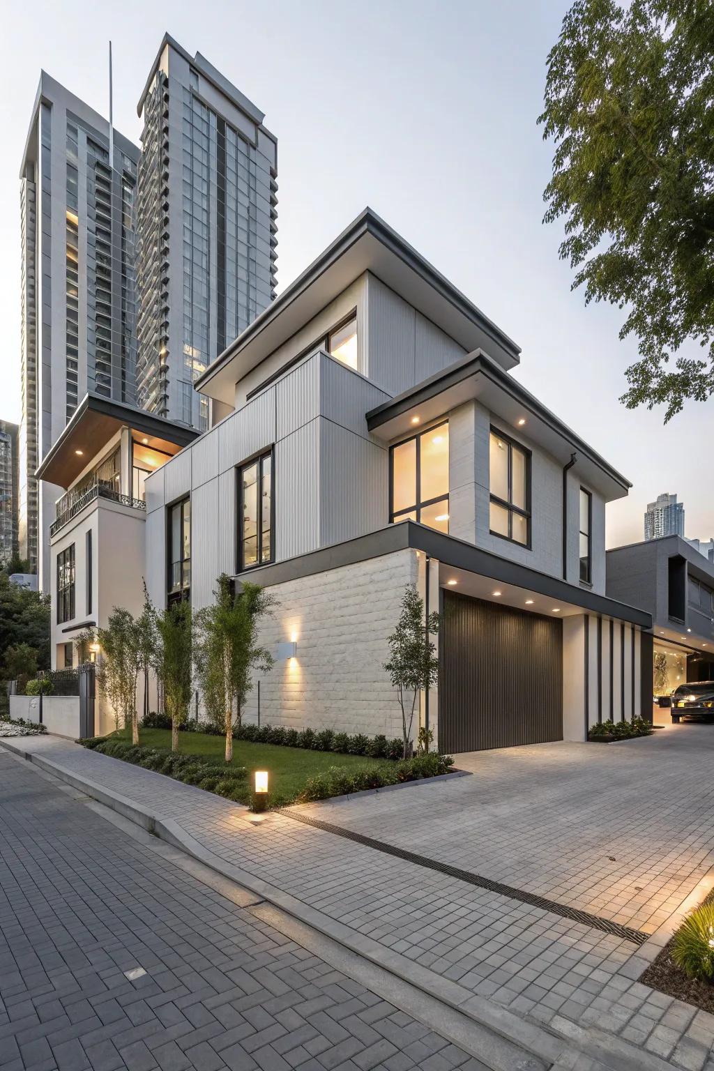 Modern minimalism emphasizes clean lines and sleek design.