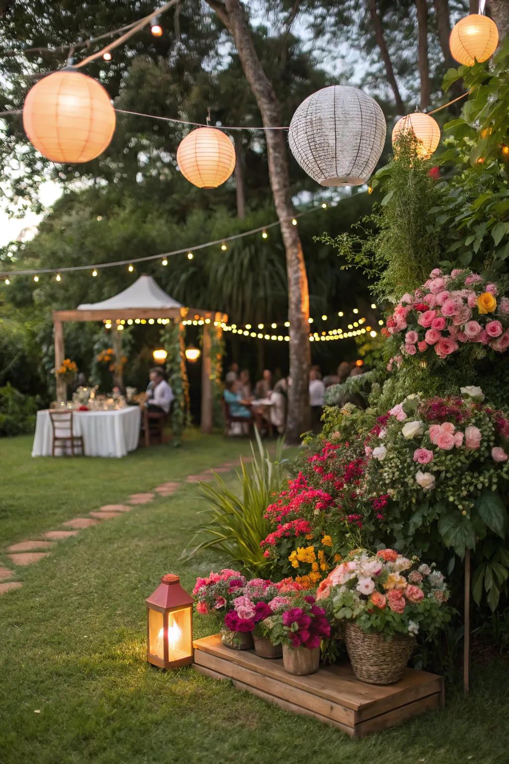 Bring your garden to life with an outdoor extravaganza filled with floral designs.