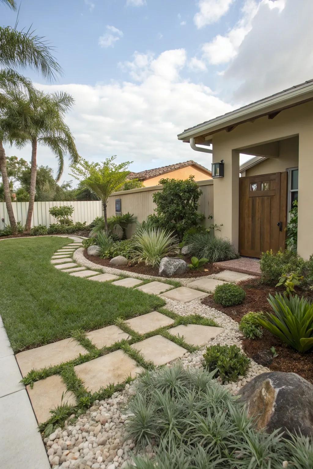 Less grass, more peace of mind.