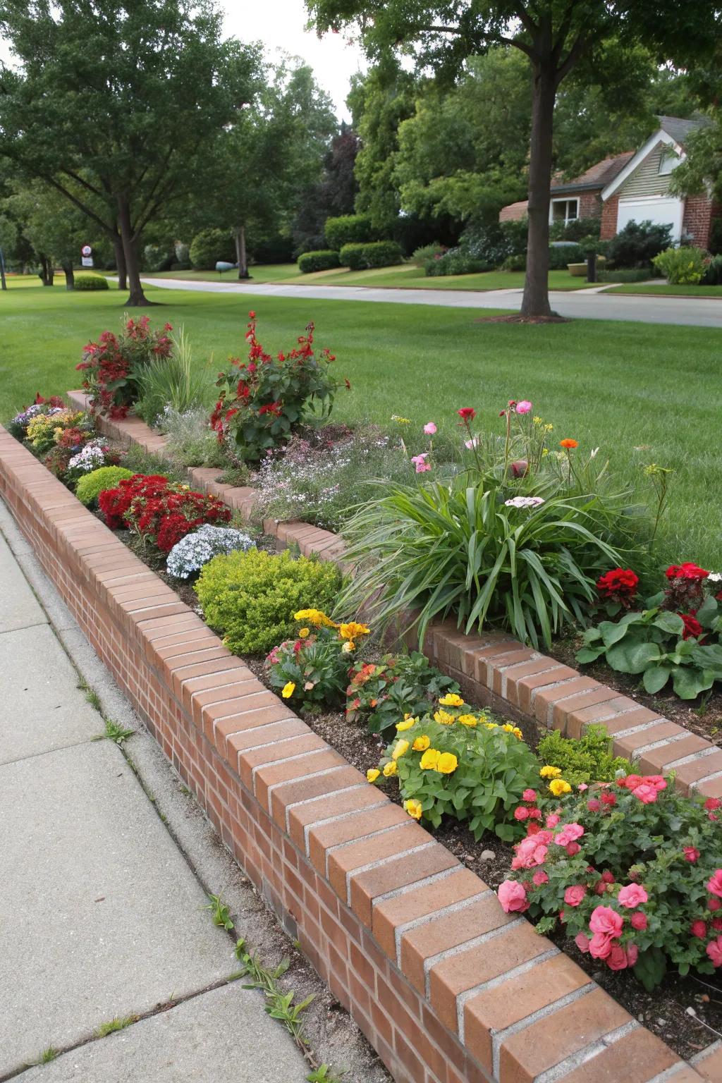 Defined borders can lend a polished appearance to your garden beds.