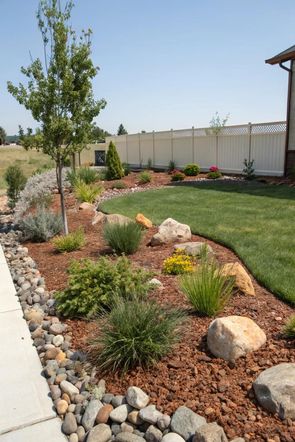 Mulch ensures your garden is easy to maintain and healthy.