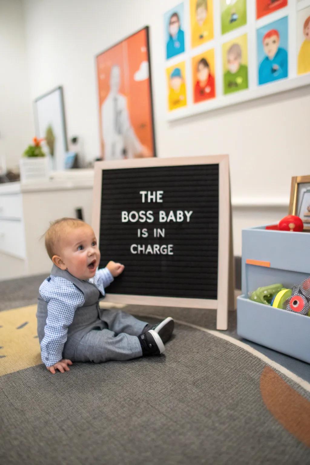 When your infant dictates the household's agenda.
