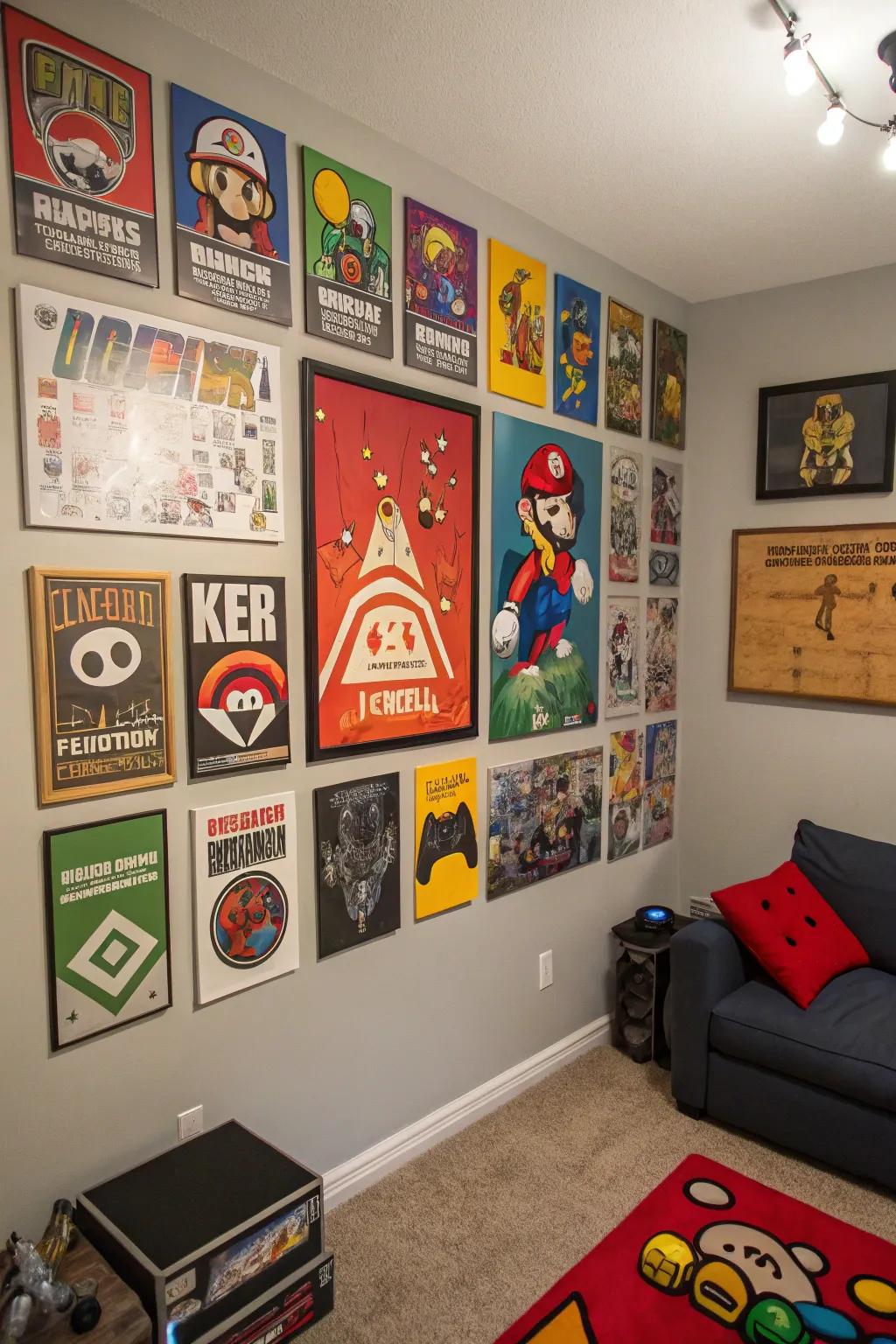 DIY art adds individuality and flair to your walls.