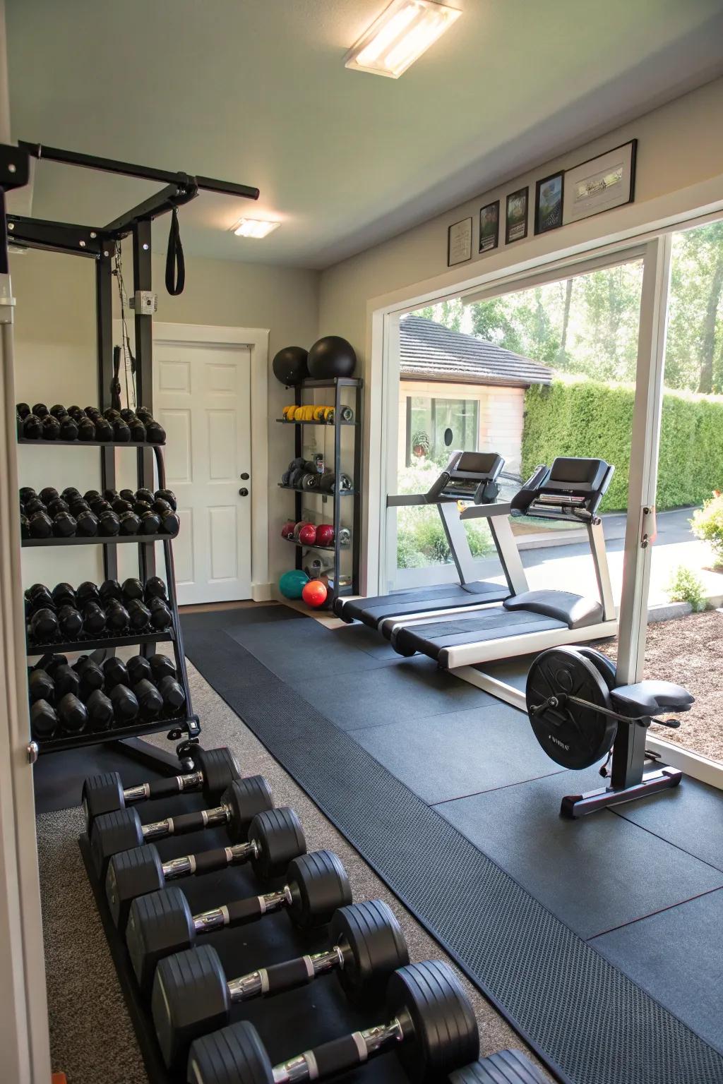 Plan your gym layout for maximum efficiency.