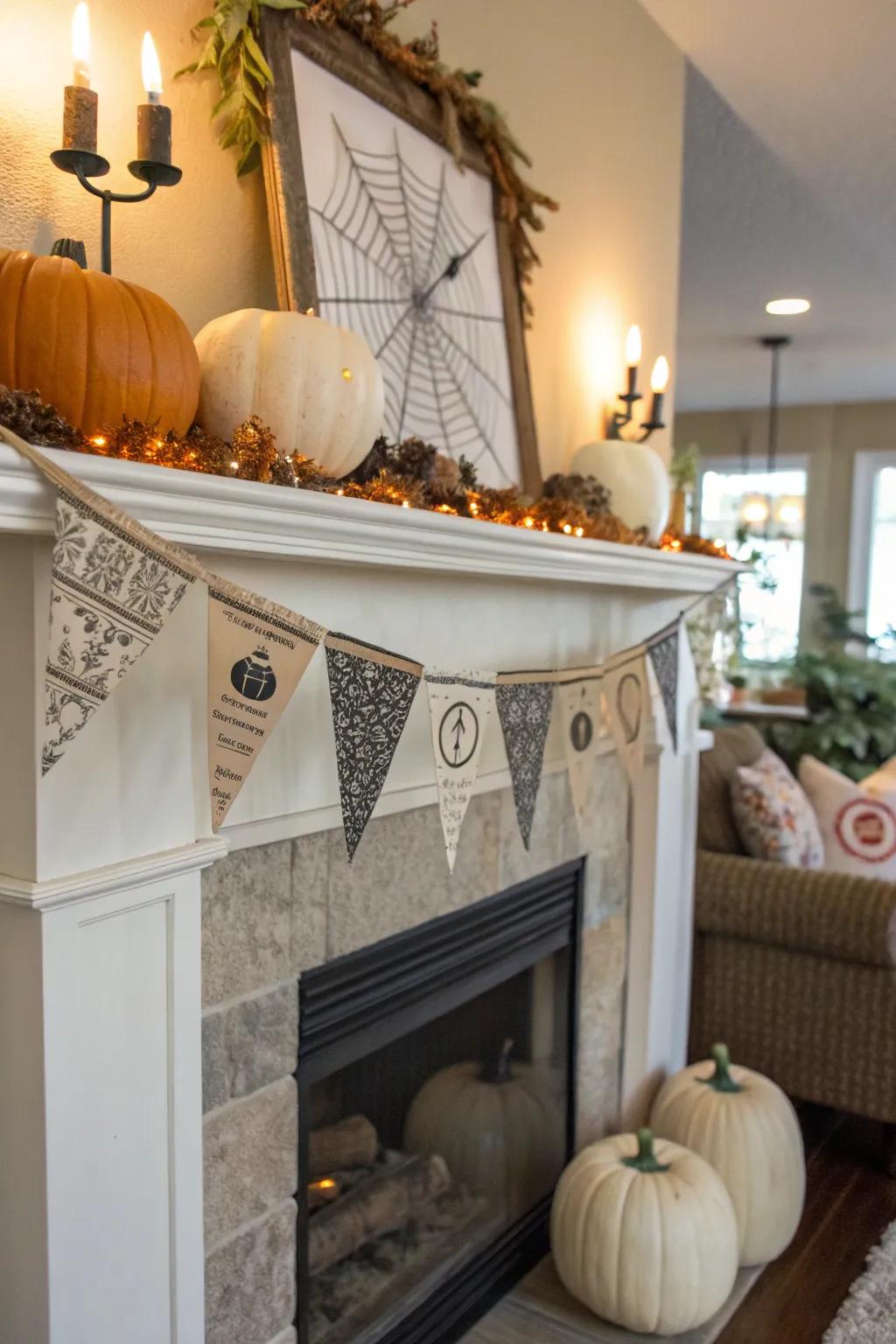 Streamers and pennants deliver a trace of nostalgia and festivity.