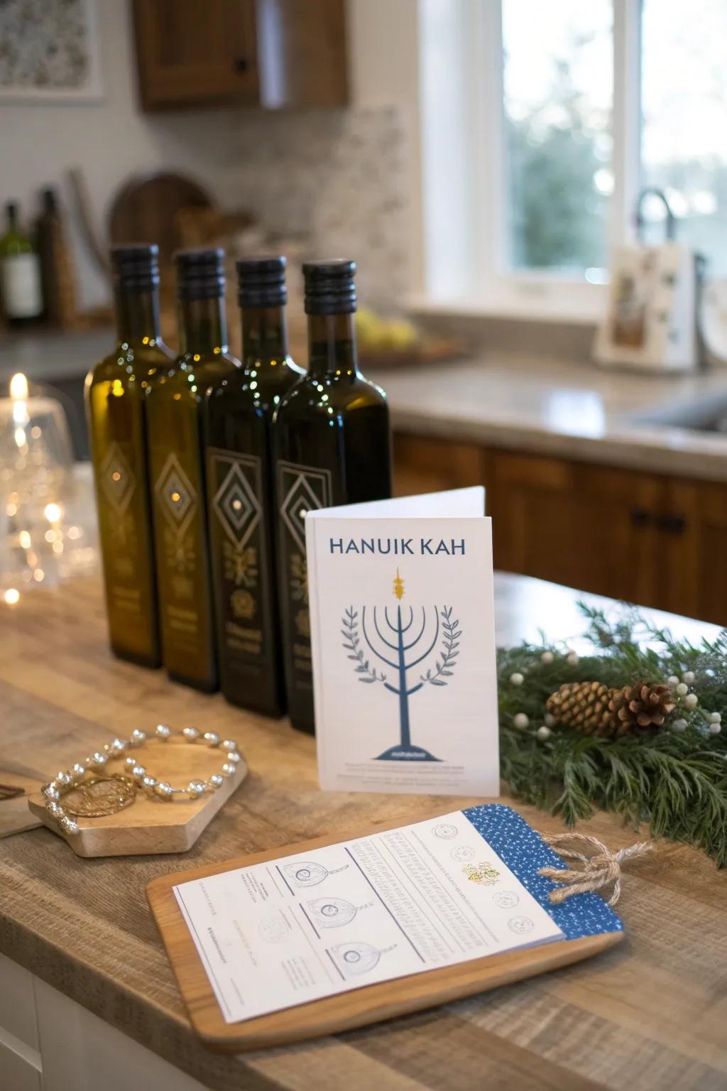 A collection of artisan oils perfect for cooking together.