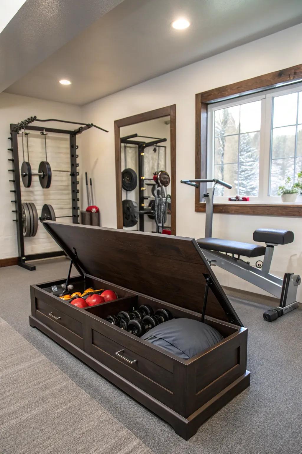 Furniture with more than one function optimizes space while delivering dual purposes.