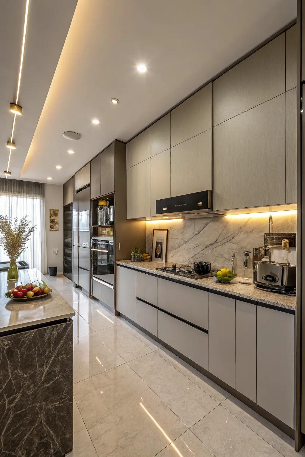 Revamp your kitchen into a contemporary cooking center.