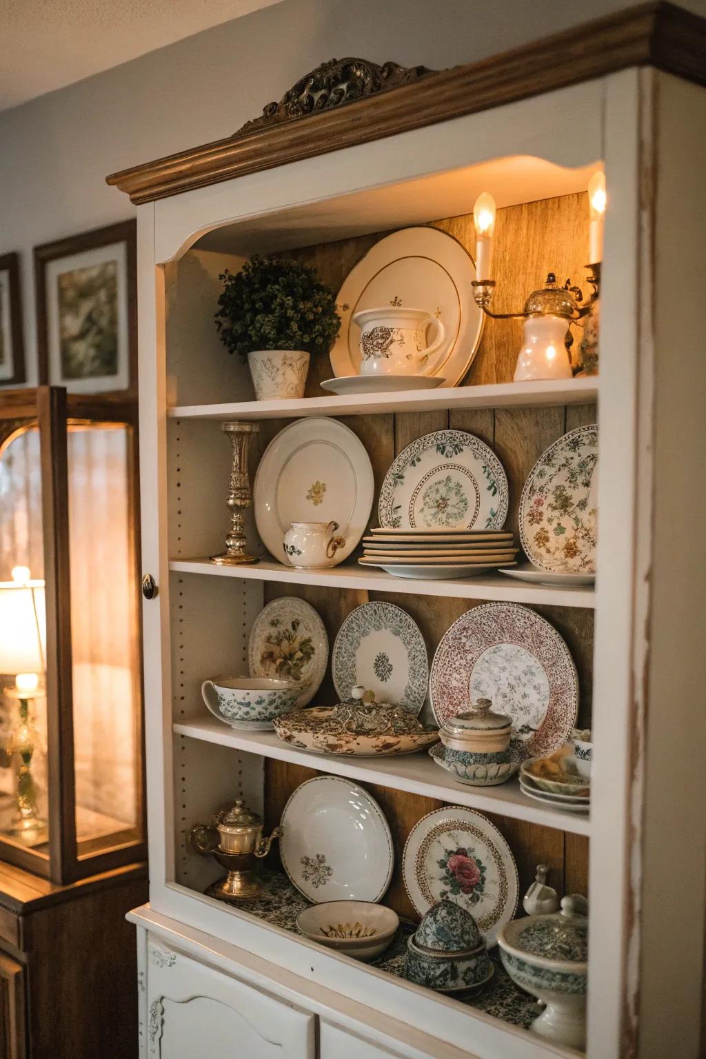 A hutch abundant in historical allure and remarkable treasures.