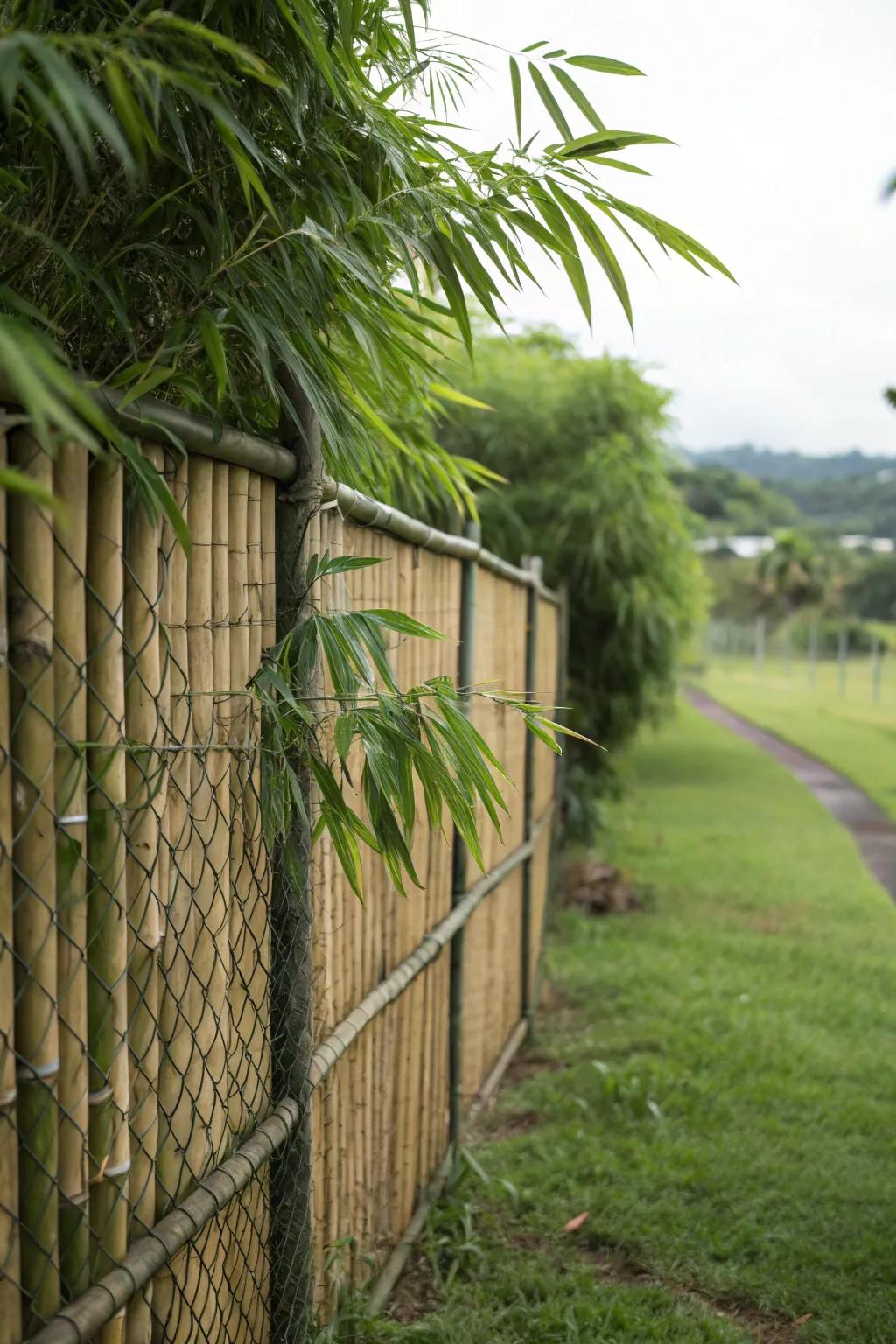 Bamboo can infuse your space with a tropical getaway vibe.