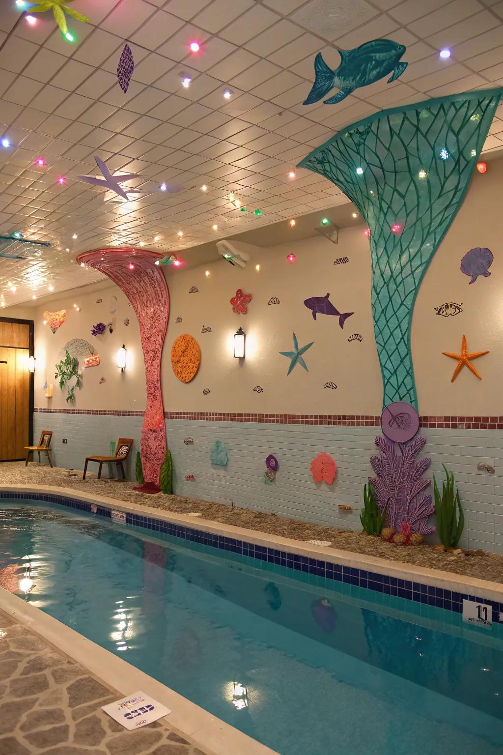 Invite the ocean indoors with a creatively executed under-the-sea theme.