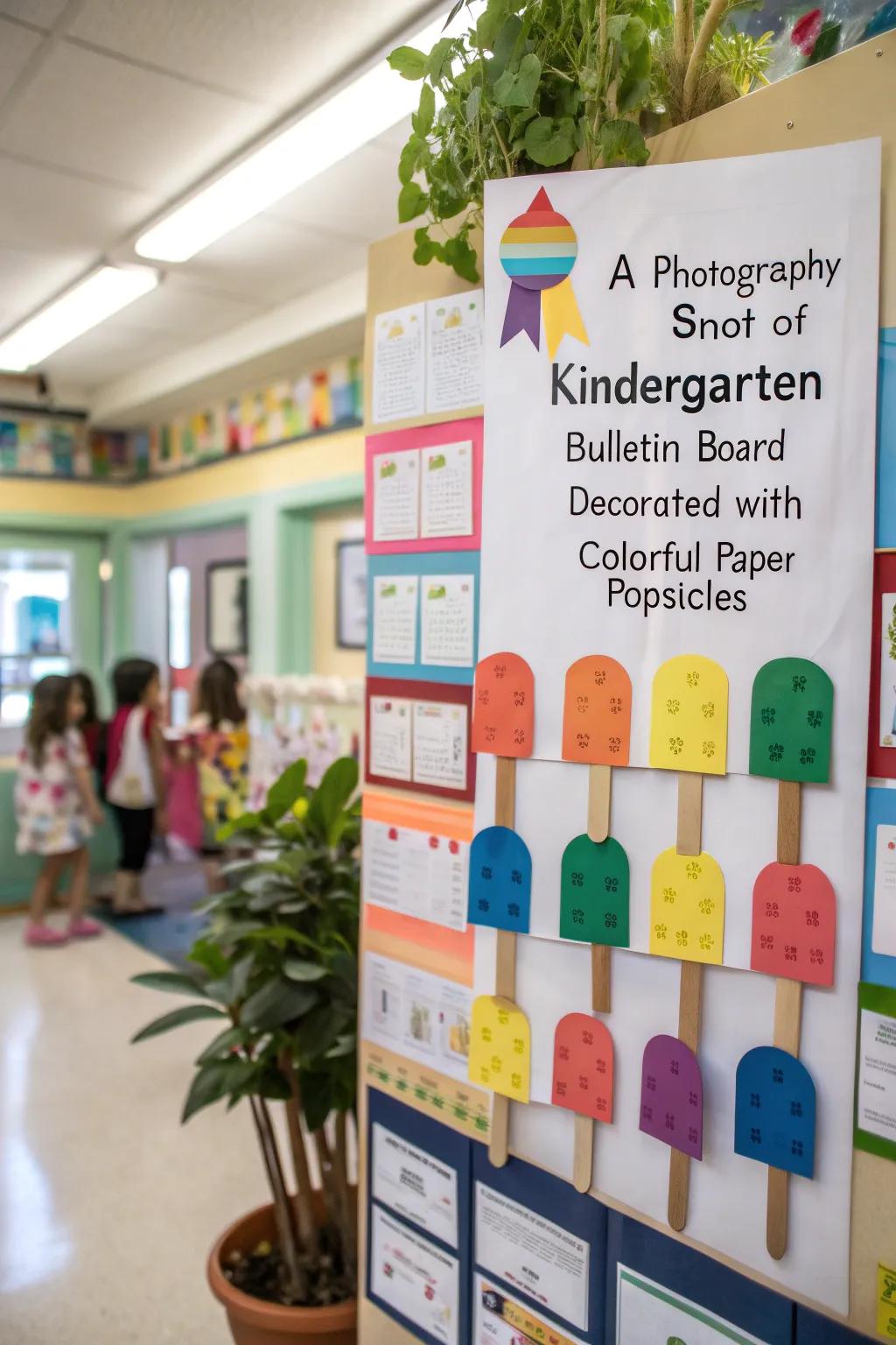 Keep cool with a popsicle-themed board that makes learning colors enjoyable.