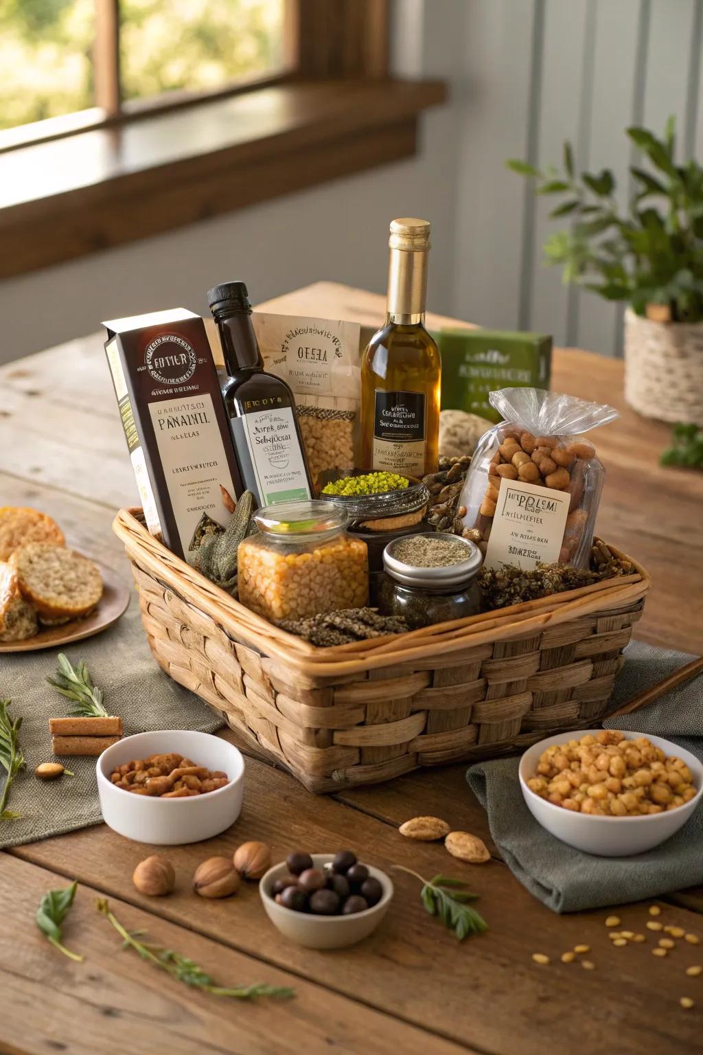 Deluxe snack hampers provide a wonderfully curated kitchen experience.