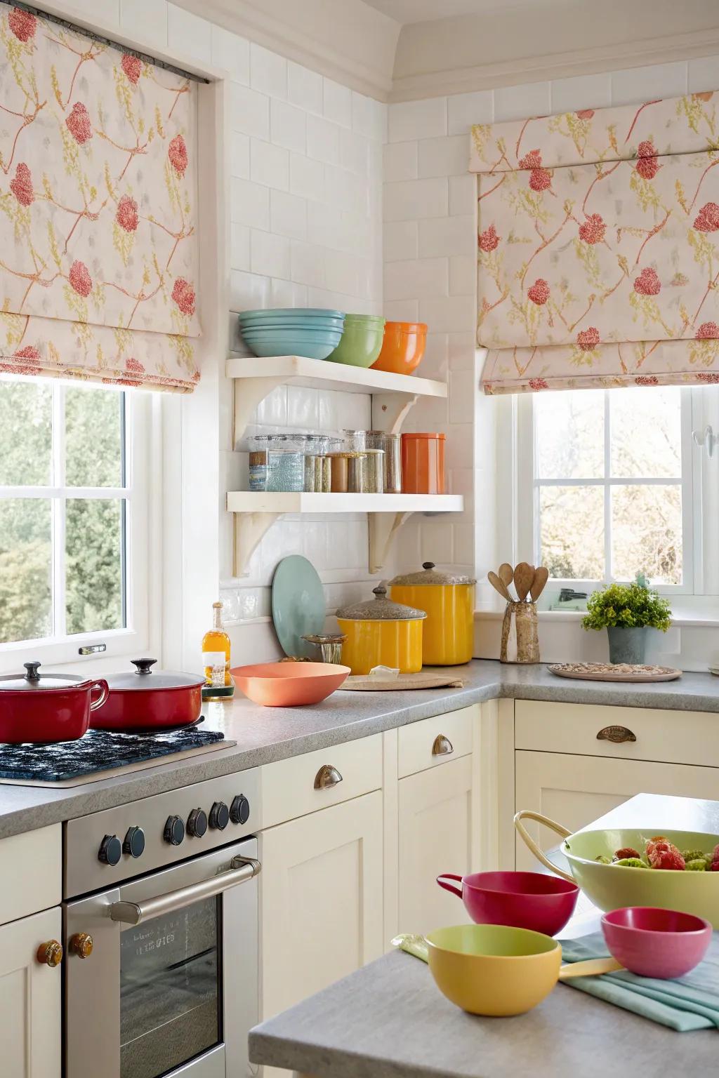 Long-lasting and easy-to-clean fabrics keep your kitchen looking pristine.