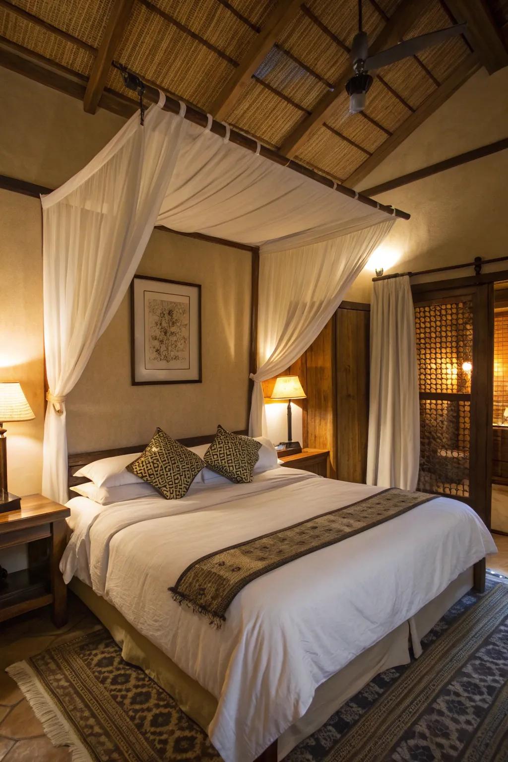 A magnificently arranged flat sheet bringing one more tier of comfort.