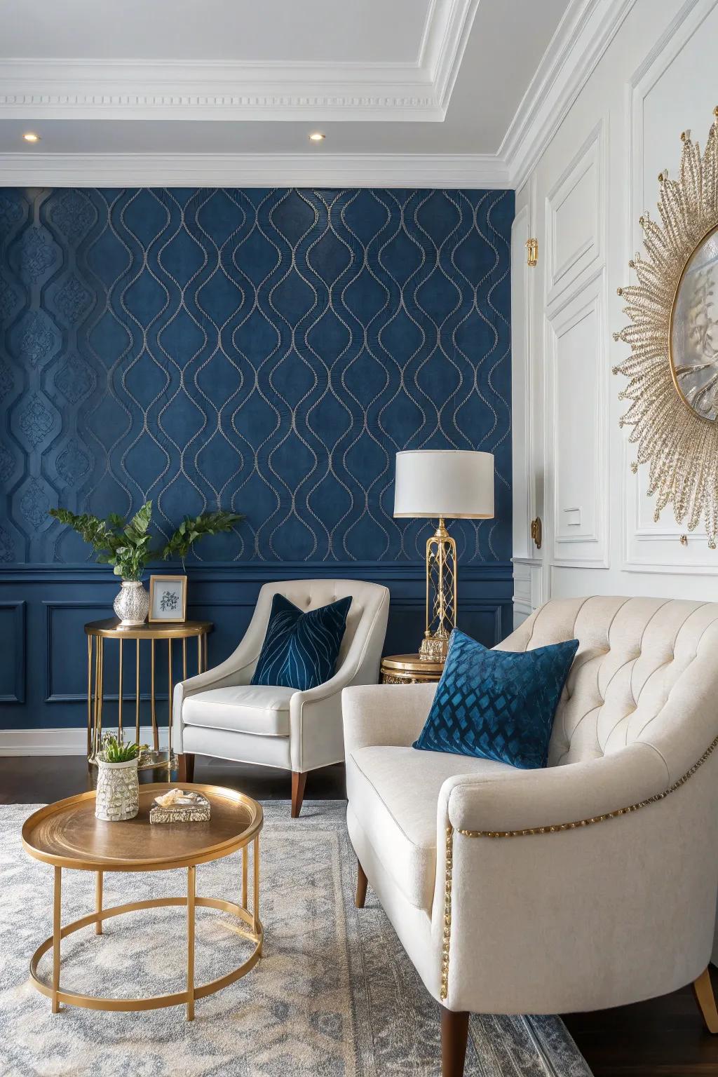 A feature wall can redefine the entire room's look.