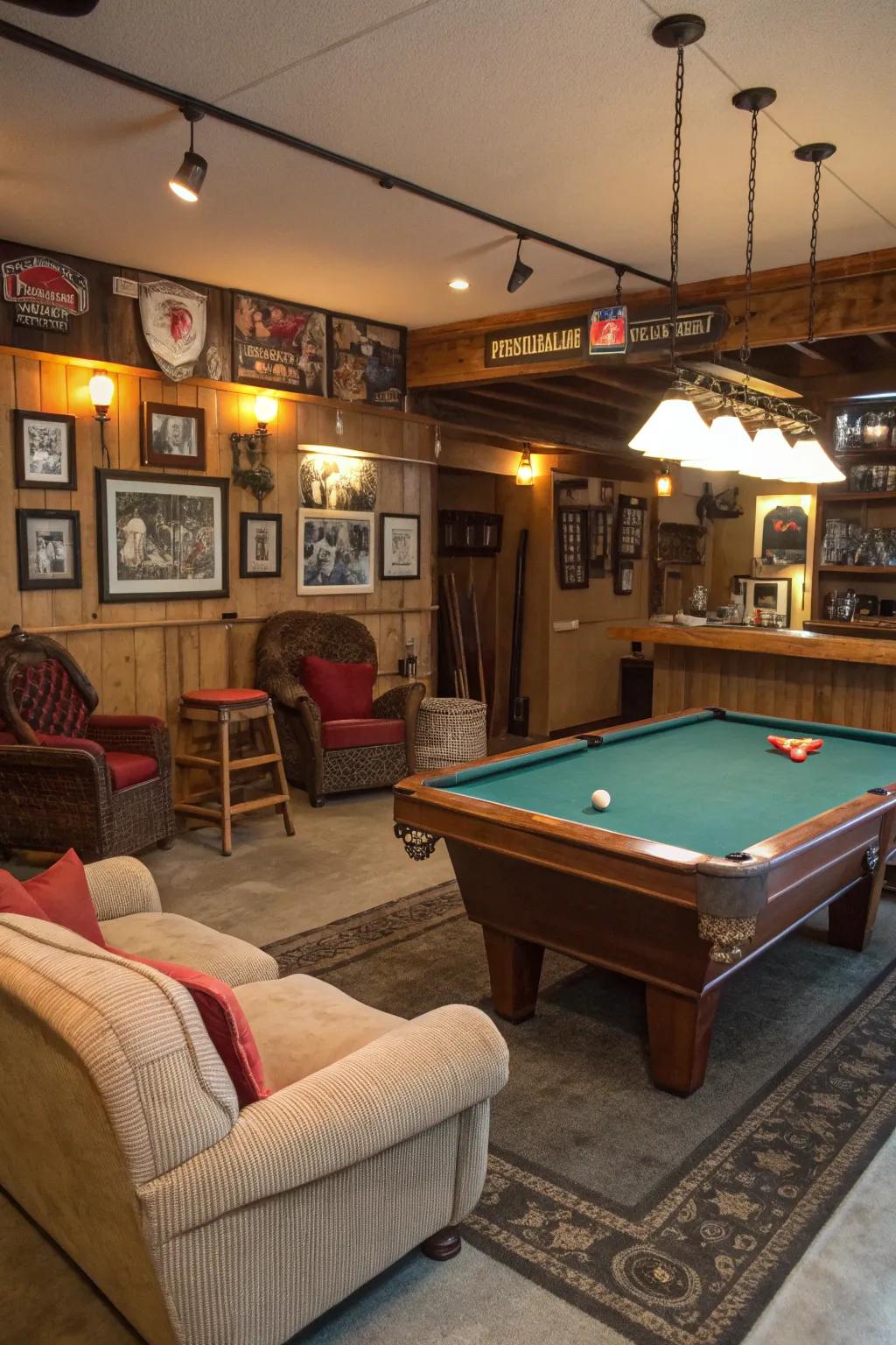 An upcycled pool table offers great fun without being too expensive.