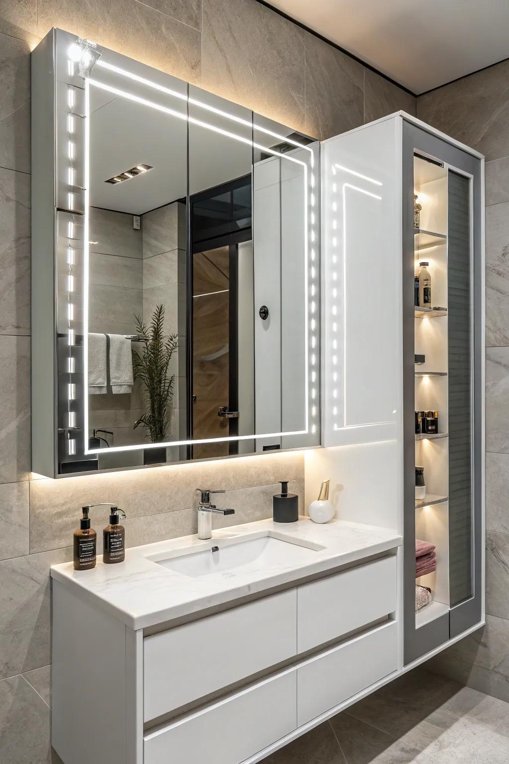 Your bathroom can become a modern retreat with technological enhancements.