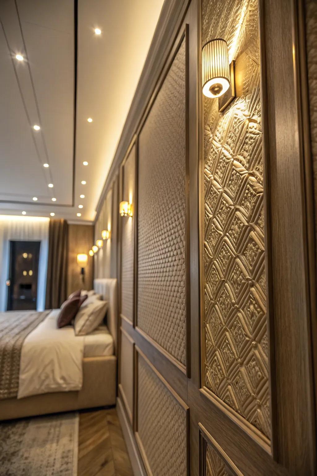 Illumination seamlessly integrated, casting a warm and inviting glow.