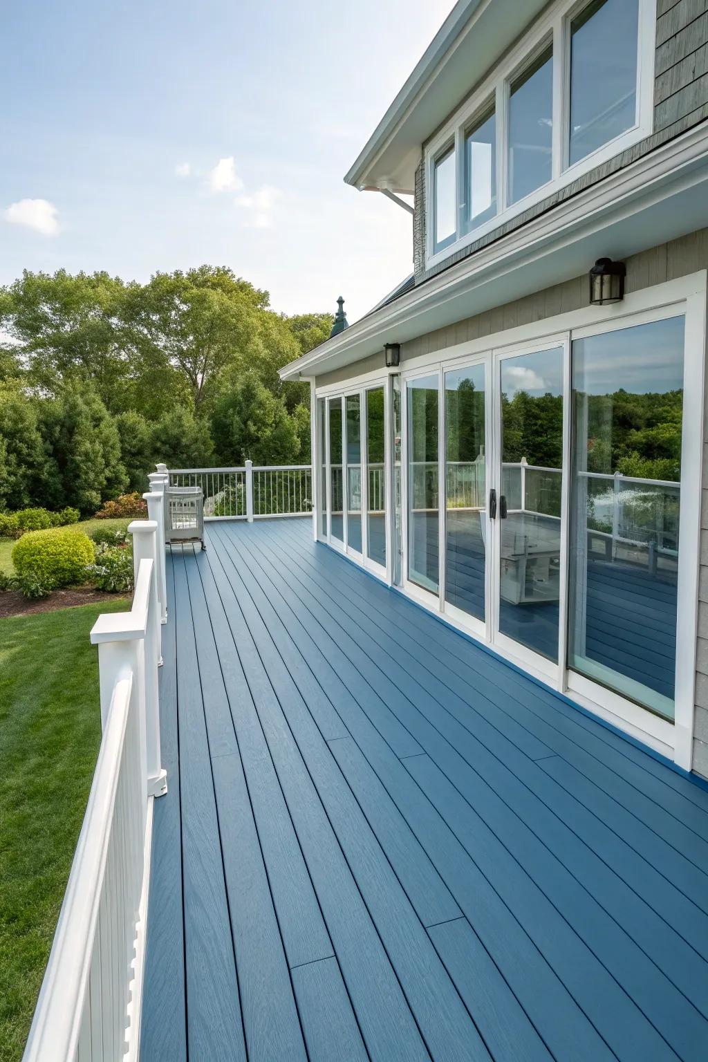 Deep sapphire offers a bold, sophisticated look.
