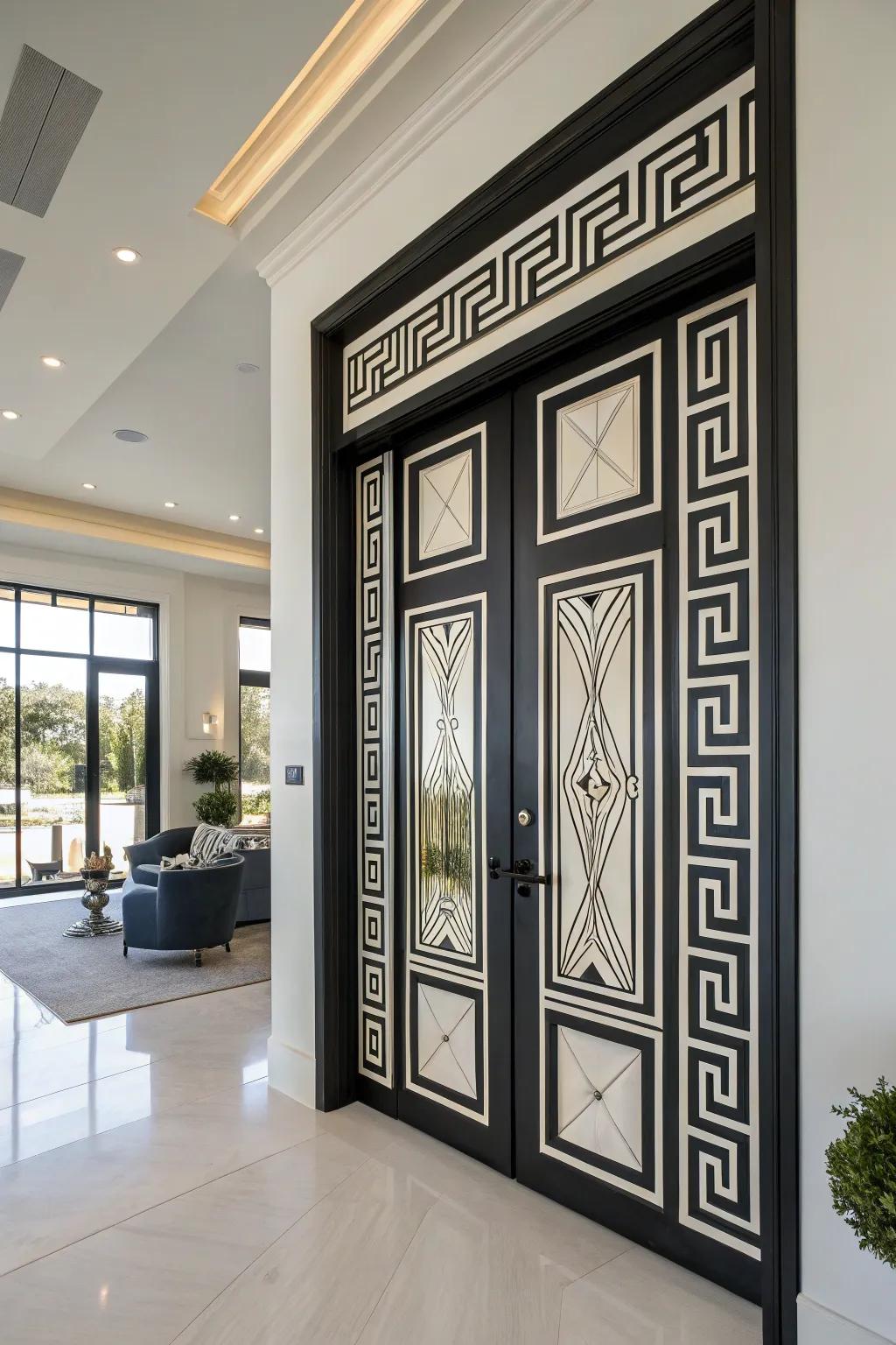 Generous trims introduce a grand feel to your interiors.