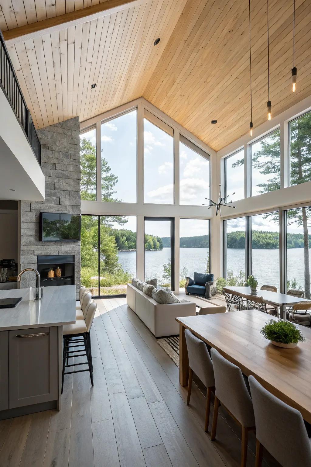 Open layouts foster a smooth flow between living areas.