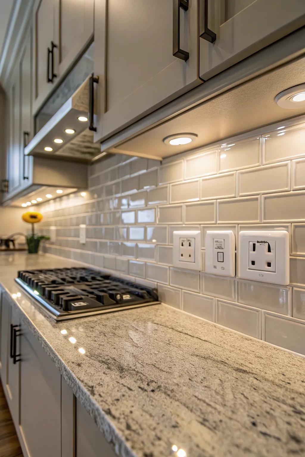 Uninterrupted design boasting concealed functionality.