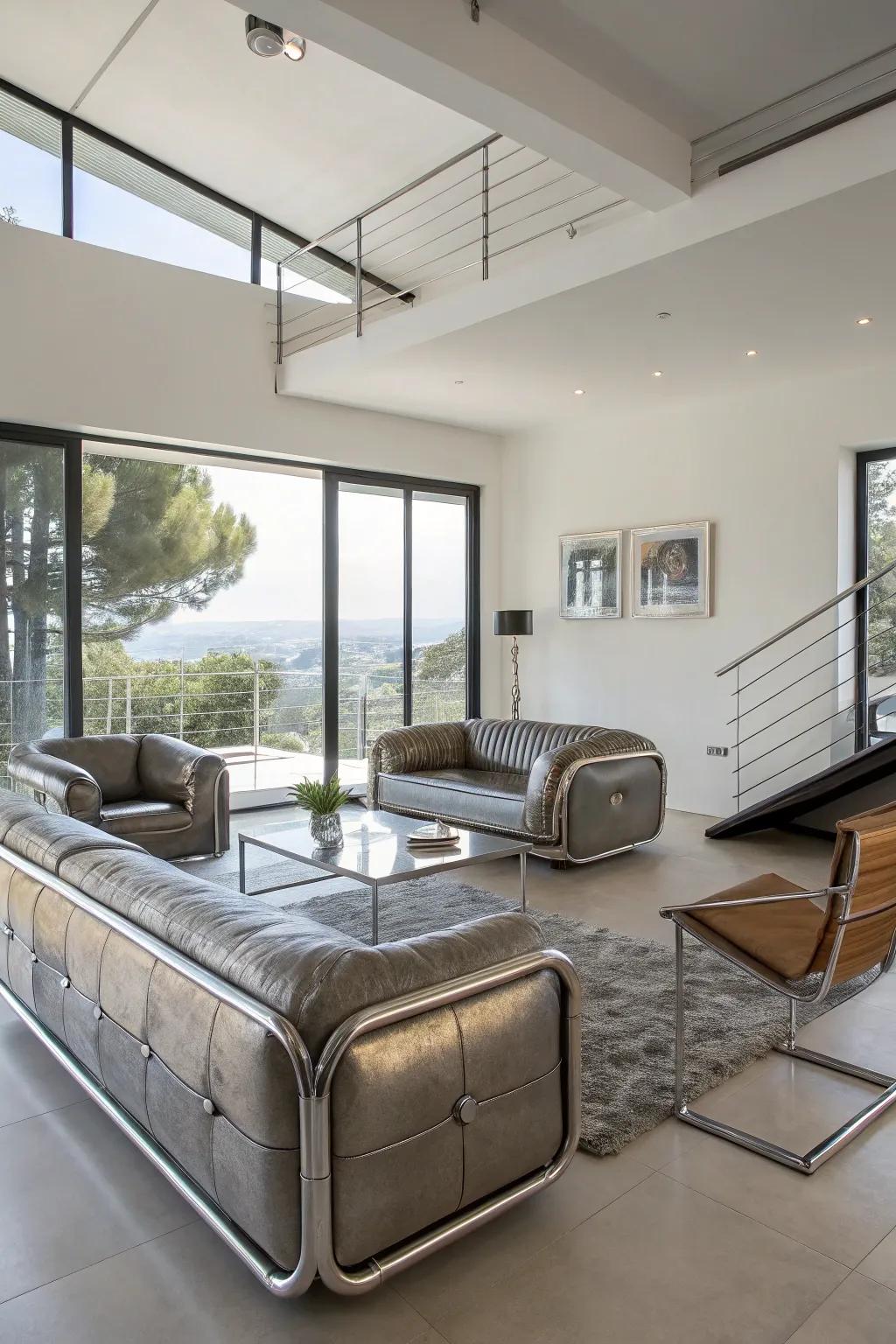 Advanced furniture that includes a streamlined and modern touch to any space.