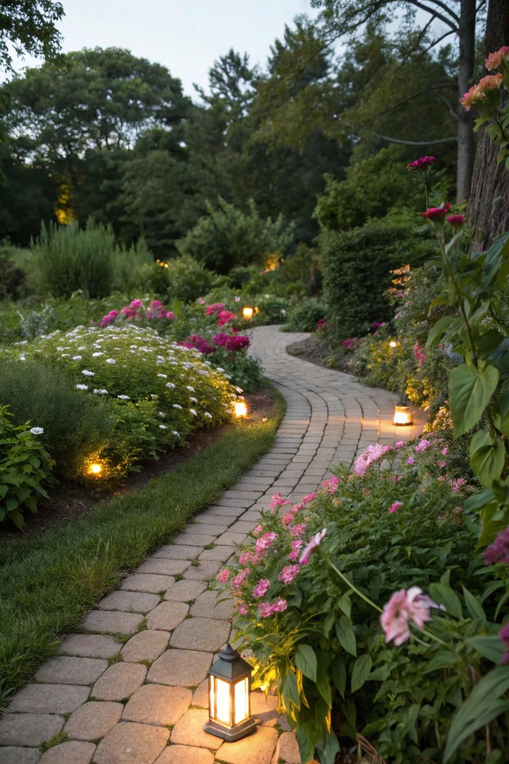 Seamlessly integrate lights with nature.