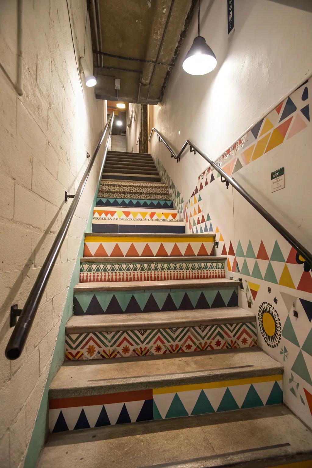 With geometric patterns, inject a sense of fun into your space.